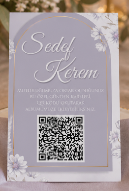 Lila Lale QR kartı